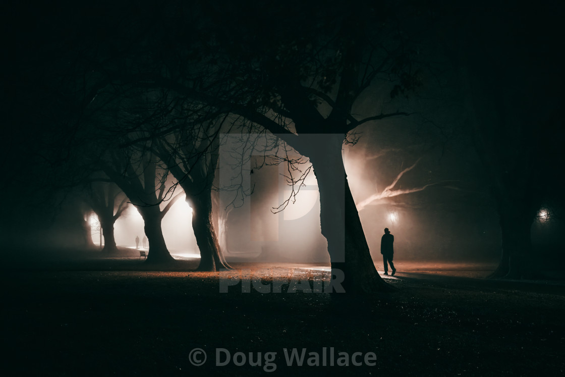 "Mood from Jesus Green, Cambridge UK." stock image