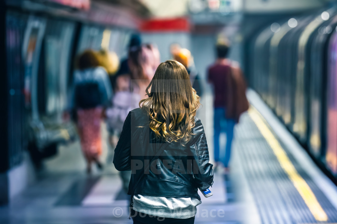 "London Underground, London UK." stock image