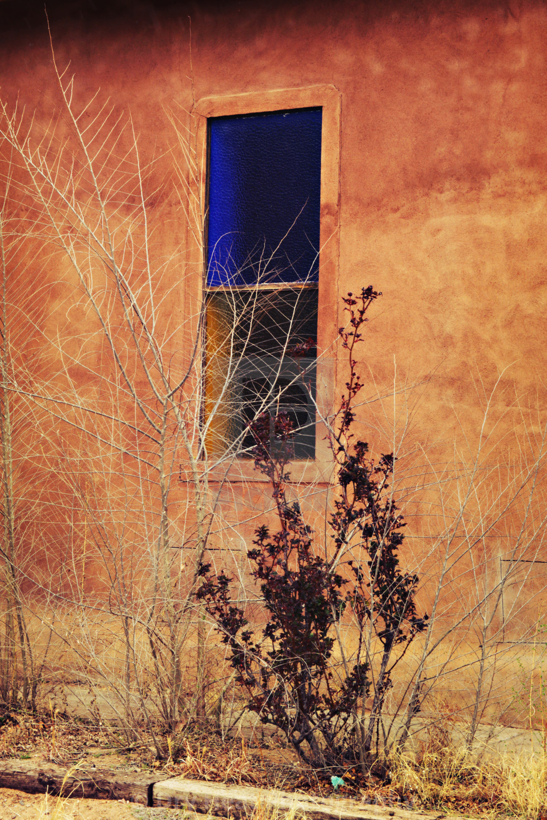 "Mission Church in San Antonio New Mexico" stock image