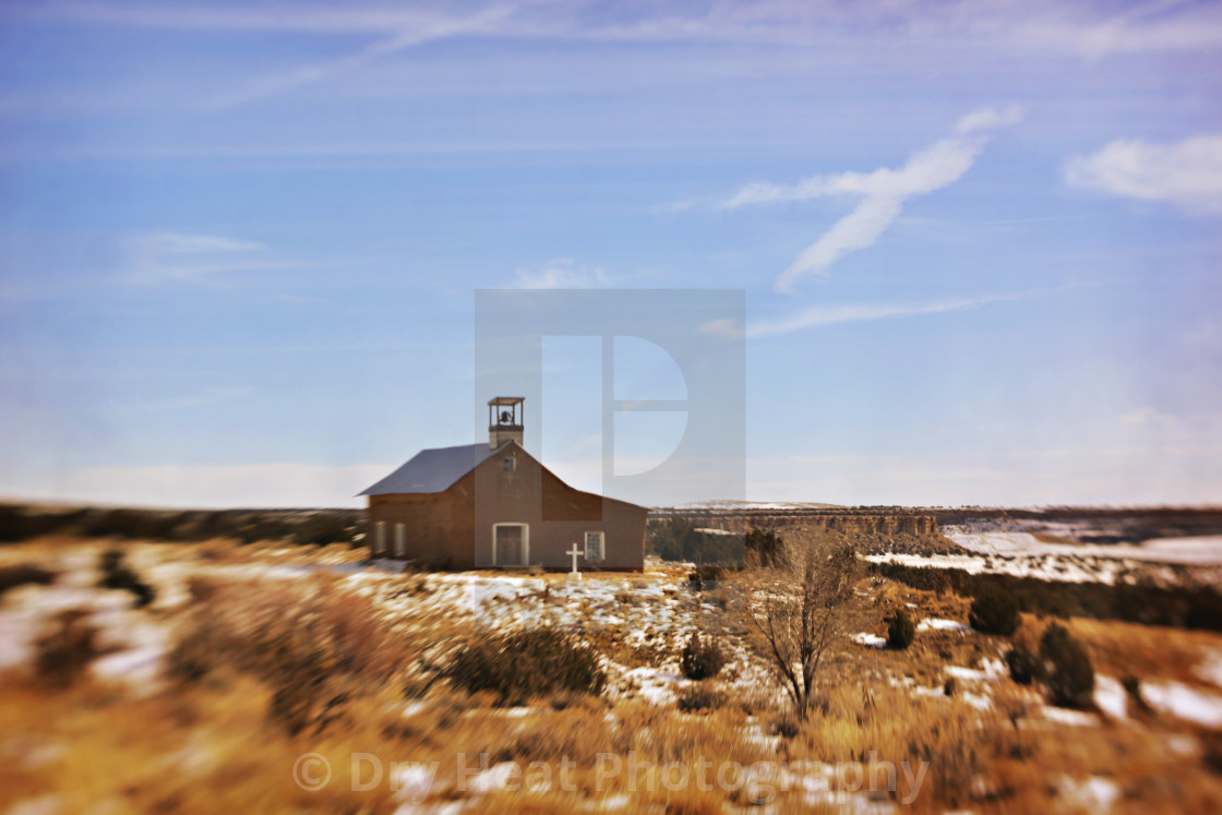 "Penitente Morada in Moquino, New Mexico" by Dry Heat Photography - £8.00 "Penitente Morada in Moquino, New Mexico" stock image
