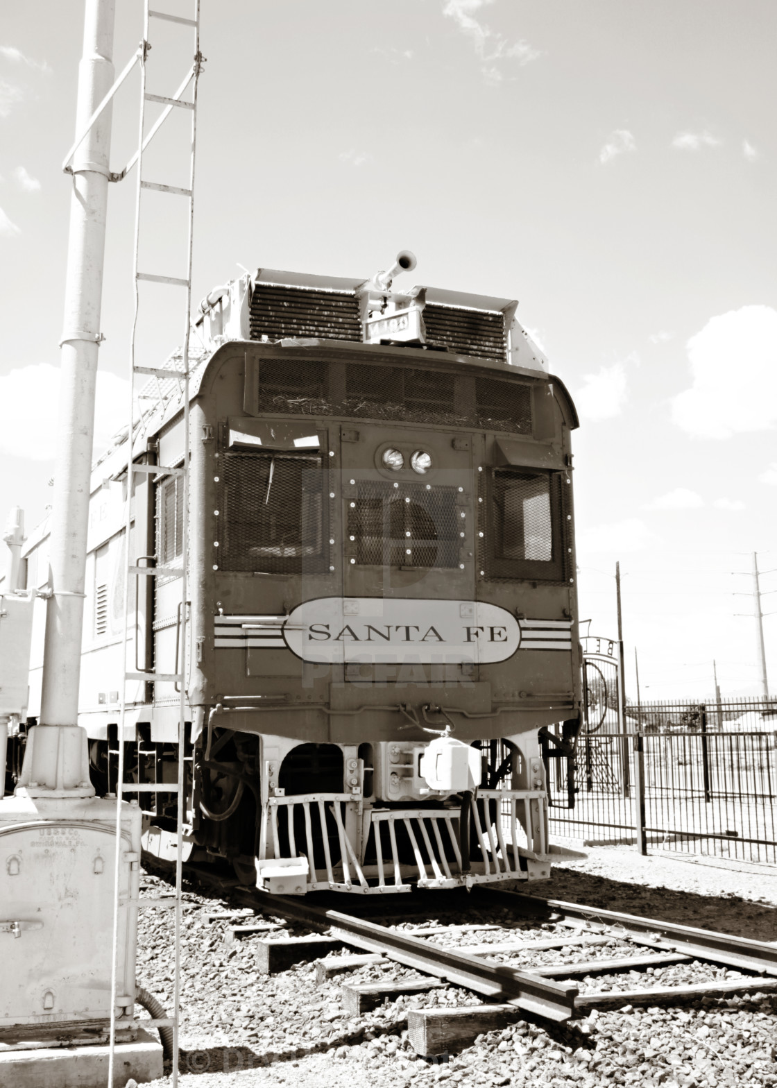 "Historic Railroad District of Belen, New Mexico" stock image