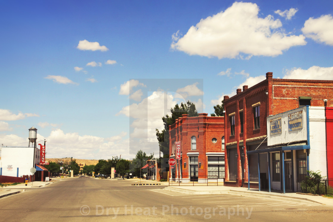 "Historic Railroad District of Belen, New Mexico" stock image