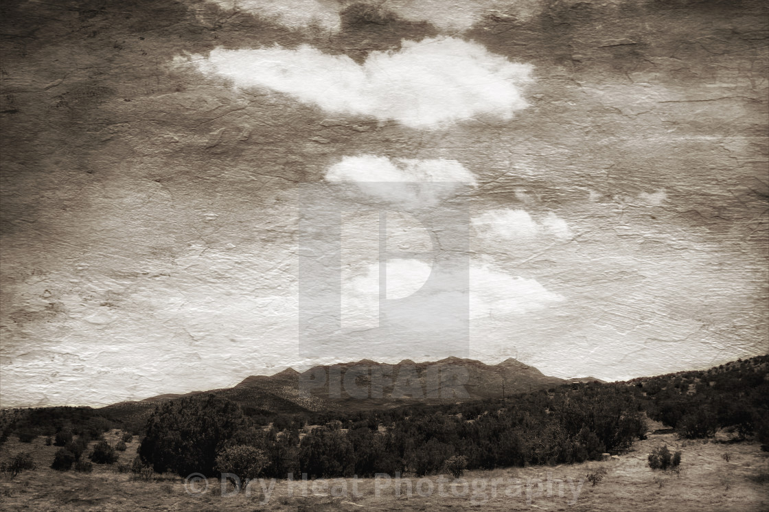 "Ortiz Mountains" stock image