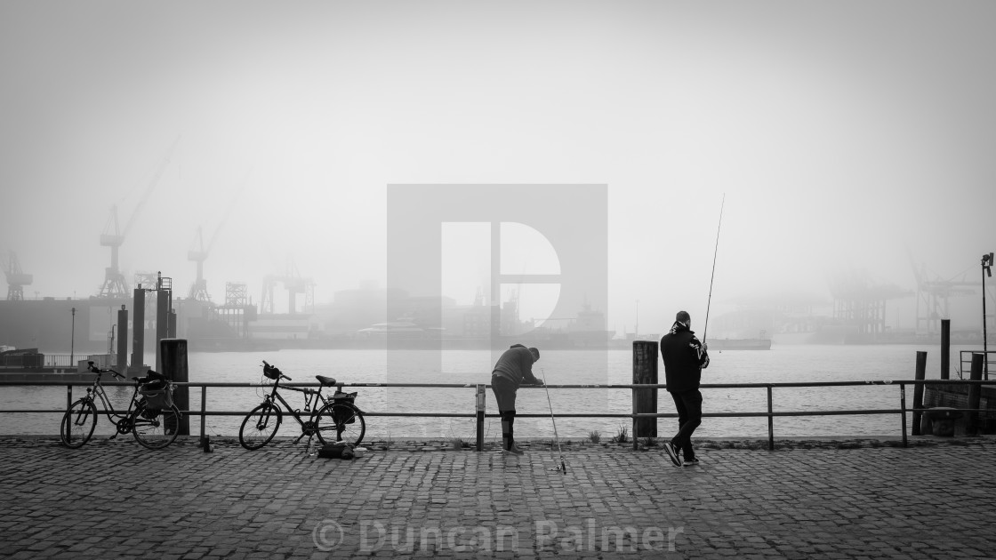 "Elbe mist" stock image