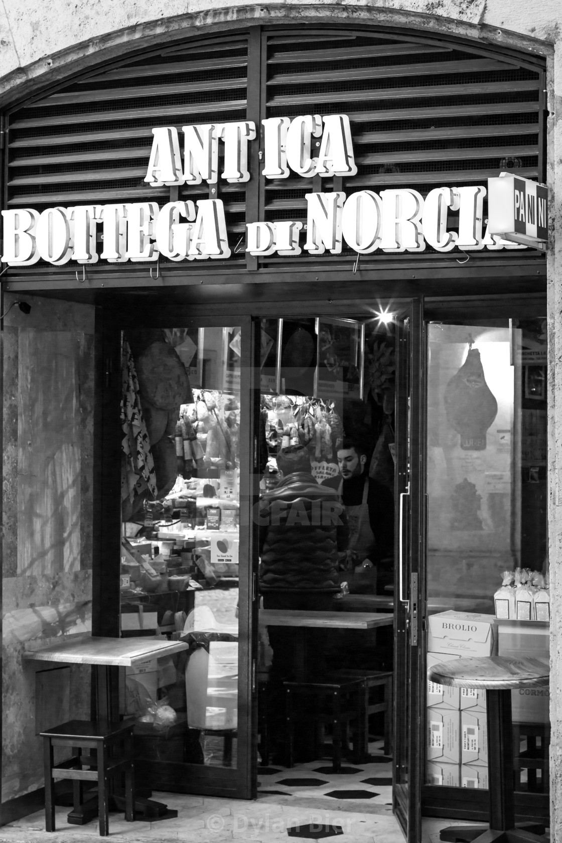 "Antica Botteca Di Norcia 1" stock image