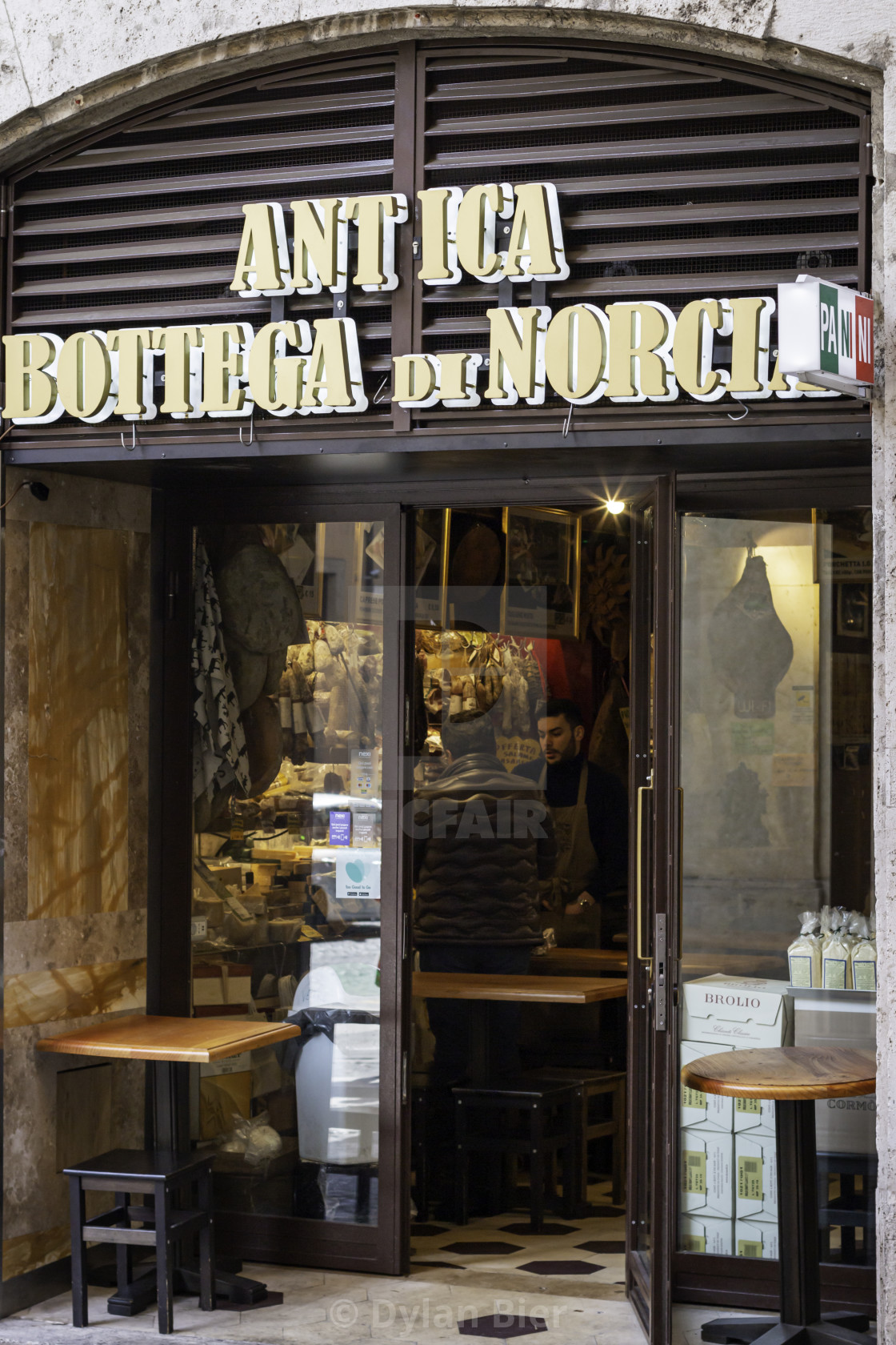 "Antica Botteca Di Norcia 2" stock image