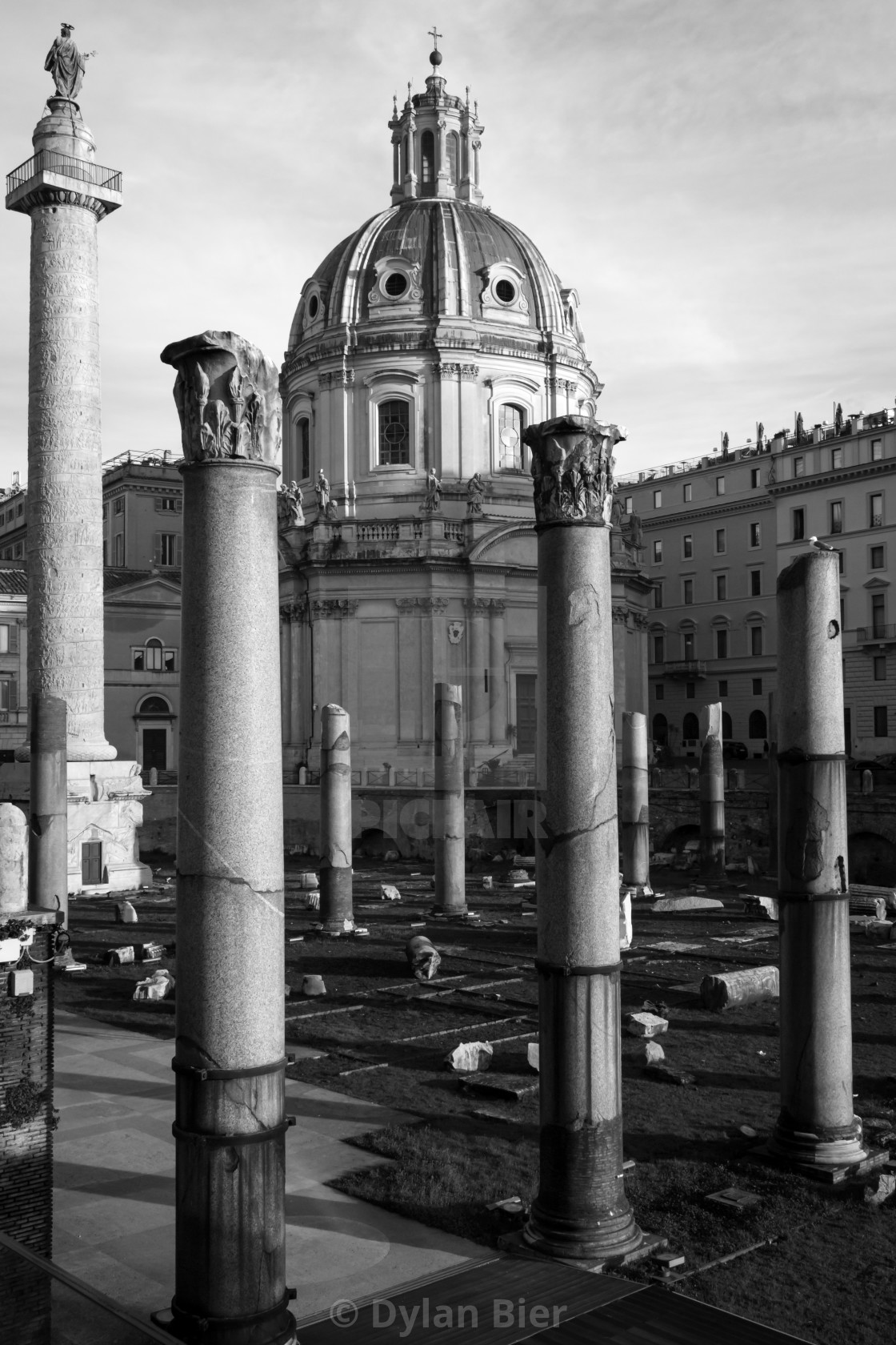 "Chiesa del Santissimo Nome di Maria al Foro Traiano 1" stock image