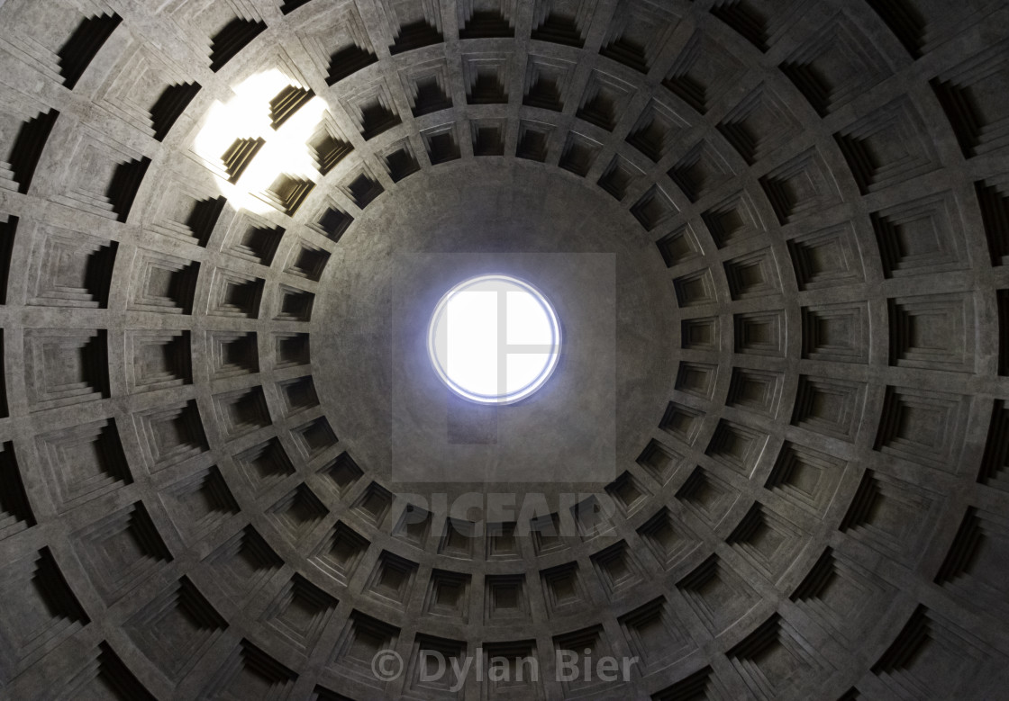 "Pantheon Dome 4" stock image