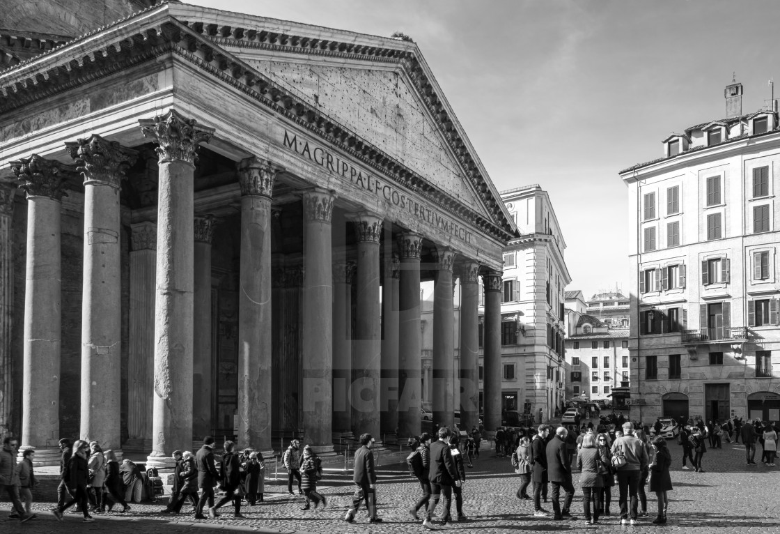 "The Pantheon Exterior 1" stock image