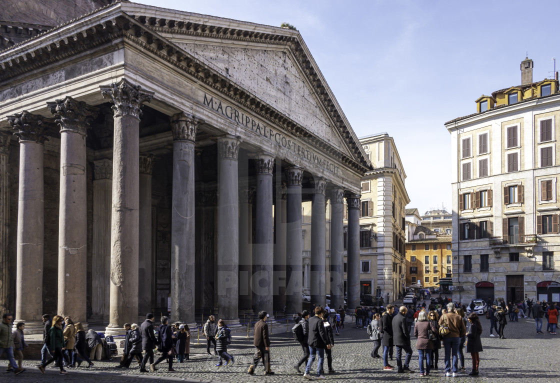 "The Pantheon Exterior 2" stock image