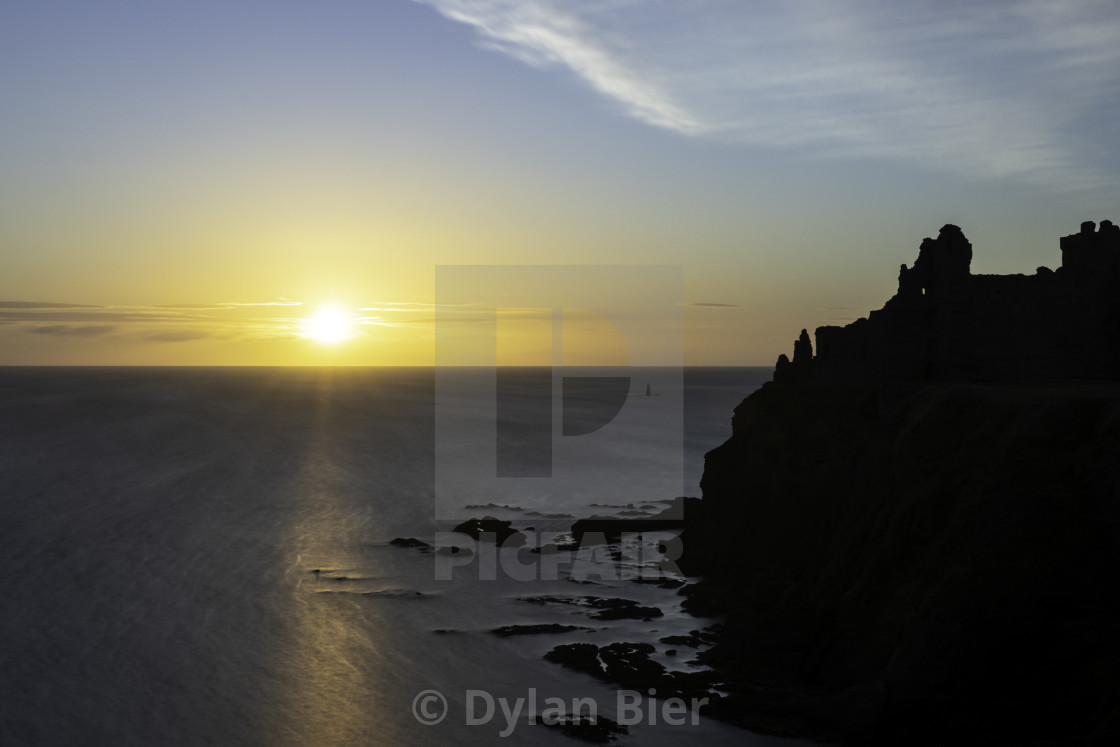 "Tantallon Dawn" stock image