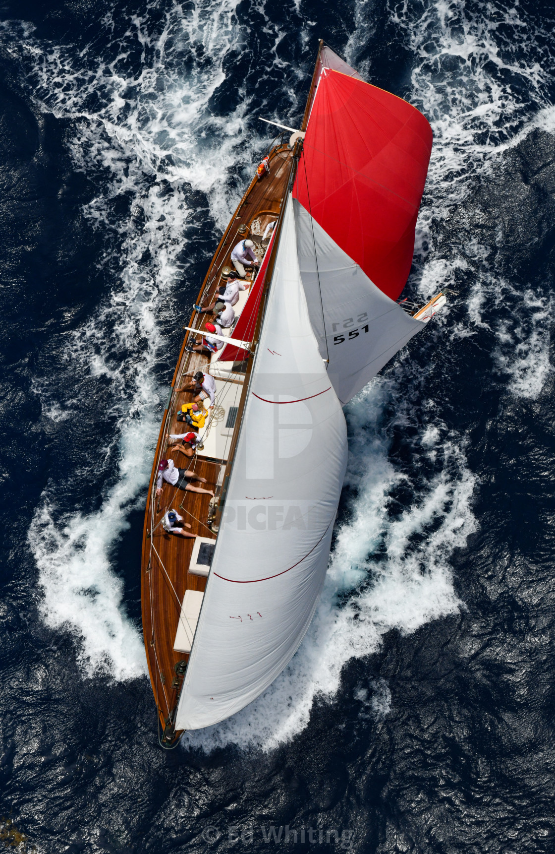 "Back in the 60s, classic yachts in English Harbour had begun chartering and the captains and crews challenged each other to a race down to Guadeloupe at the end of the charter season. From this informal race, Antigua Sailing Week was formed in 1967, and i" by Ed Whiting - $46.22 "Back in the 60s, classic yachts in English Harbour had begun chartering and the captains and crews challenged each other to a race down to Guadeloupe at the end of the charter season. From this informal race, Antigua Sailing Week was formed in 1967, and i" stock image