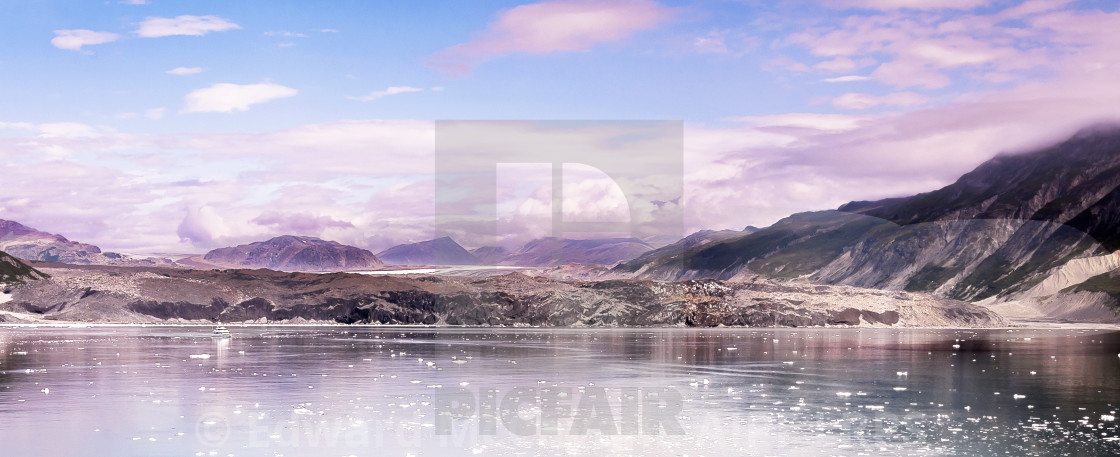 "Mountains and ice" stock image