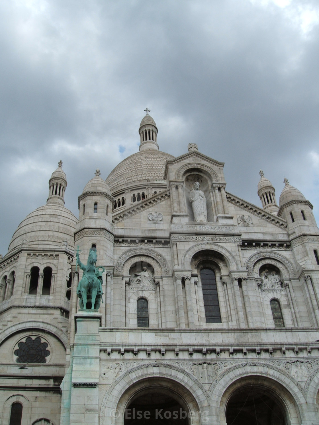 "Le basilique du Sacre Caeur, Paris" stock image