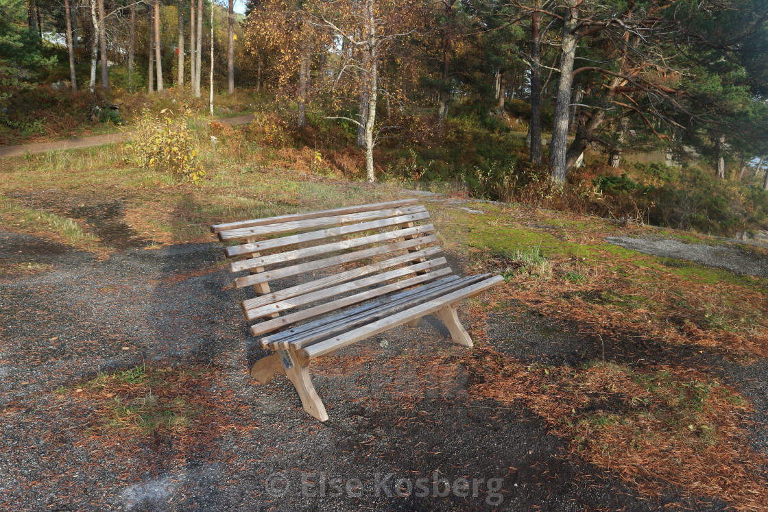 "Empty bench" stock image