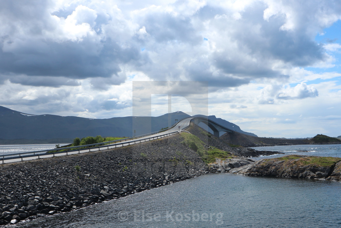 "The Atlantic Road in Norway" stock image