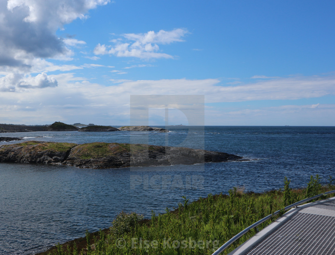 "View from the Atlantic Road, Norway" stock image