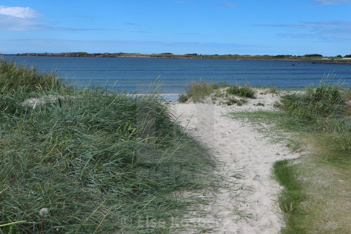 "A sunny day by the ocean" stock image