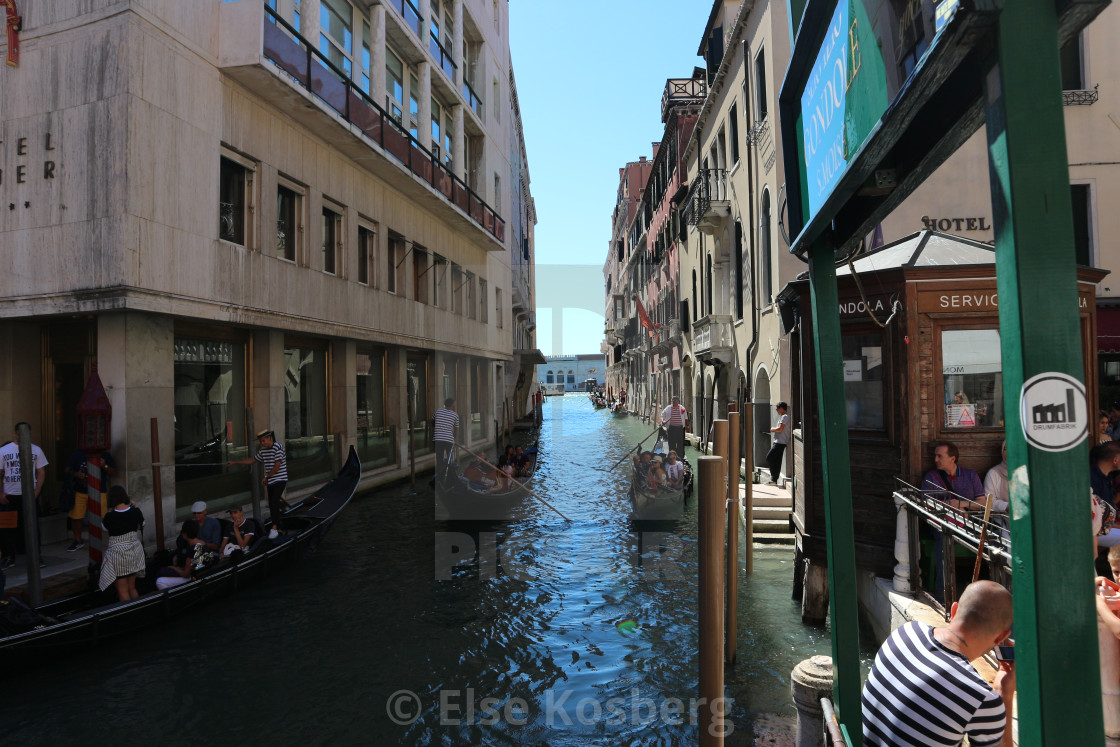 "Canal in Venice, Italy" stock image