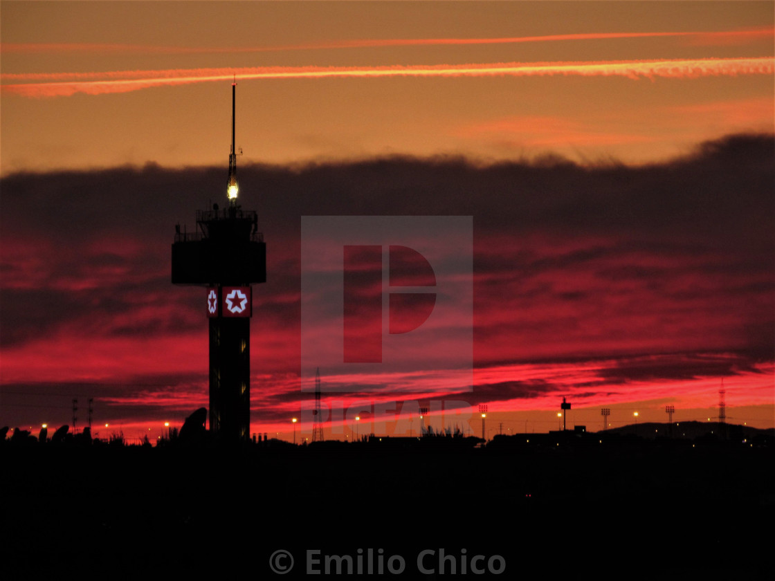 "Sunset in Madrid" by Emilio Chico - $15.31 "Sunset in Madrid" stock image