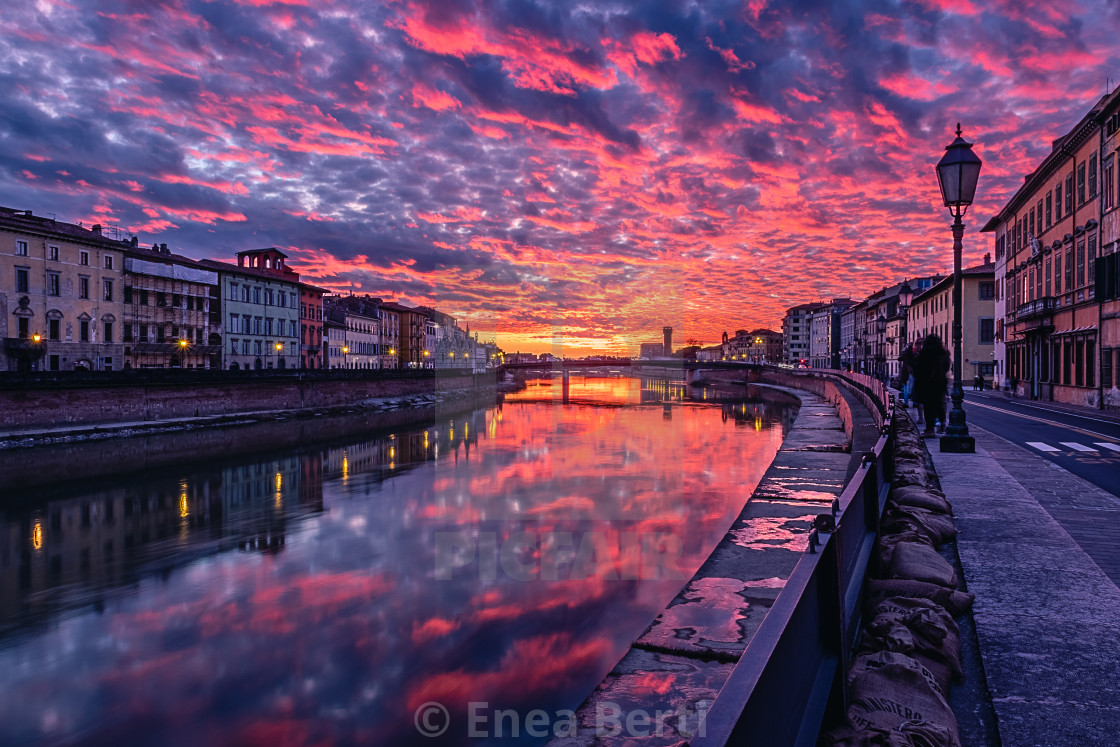 "The last sunset of the decade" by Enea Berti - £49.60 "The last sunset of the decade" stock image