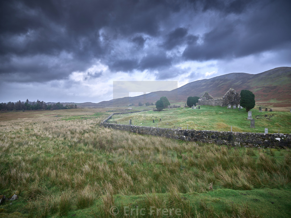 "The ruins of Cill Chriosd Church (Kilchrist), Isle of Skye, Scotland" by Eric Frere - $40.35 "The ruins of Cill Chriosd Church (Kilchrist), Isle of Skye, Scotland" stock image