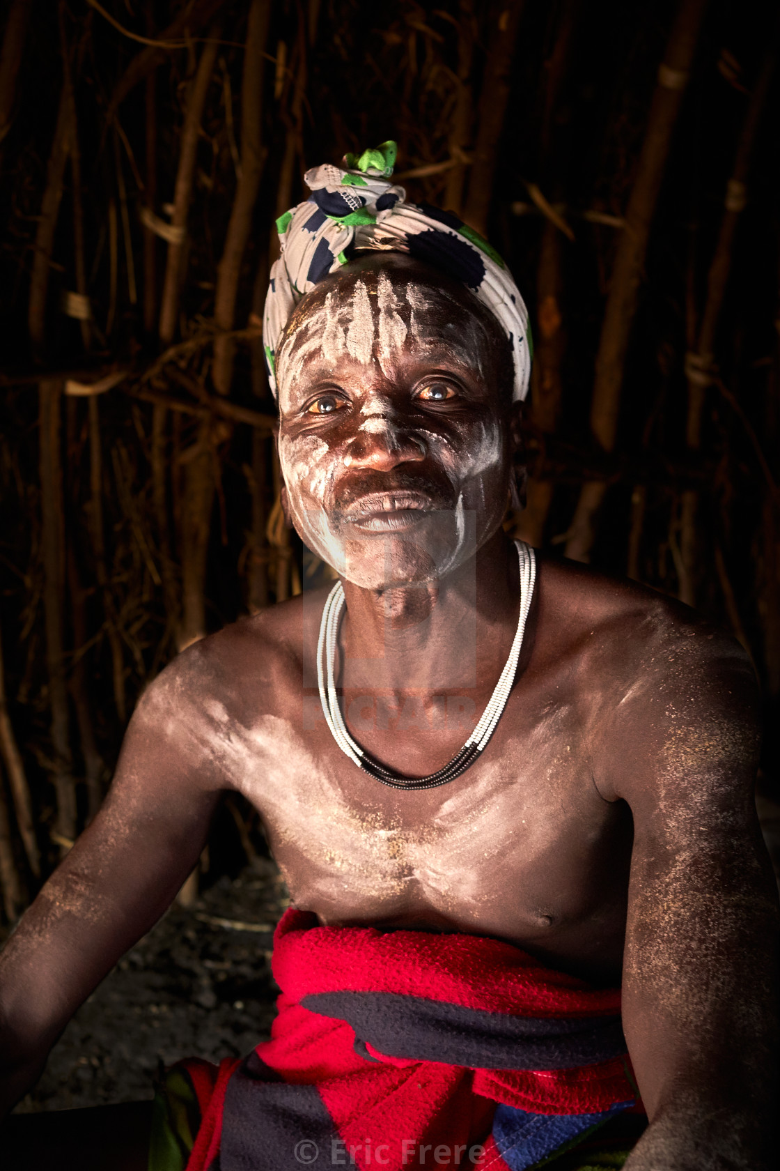 "Mursi tribesman at home" by Eric Frere - $40.35 "Mursi tribesman at home" stock image