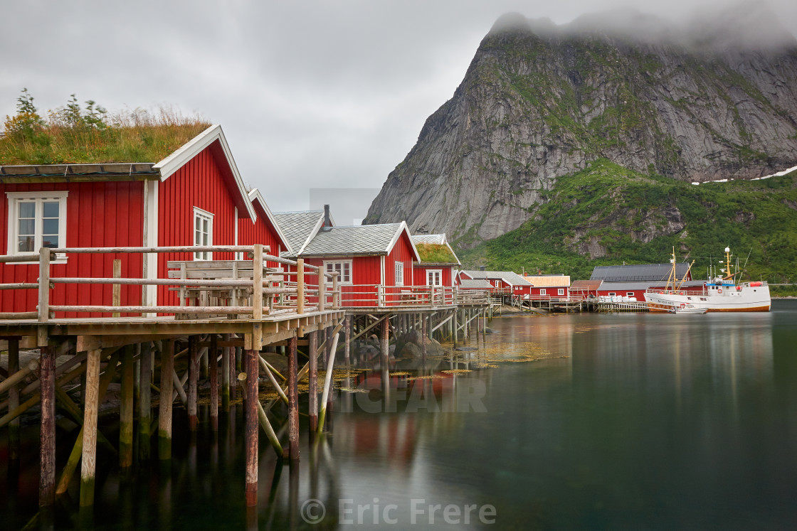 "Reine Rorbuers" by Eric Frere - $40.35 "Reine Rorbuers" stock image
