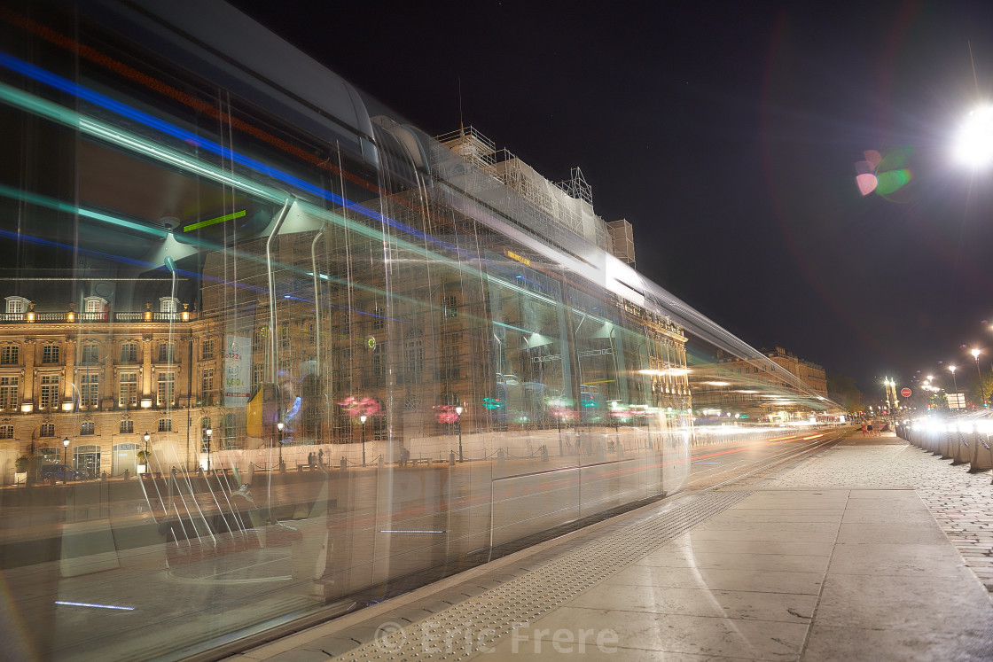 "Metro Train in Bordeaux" by Eric Frere - $40.35 "Metro Train in Bordeaux" stock image