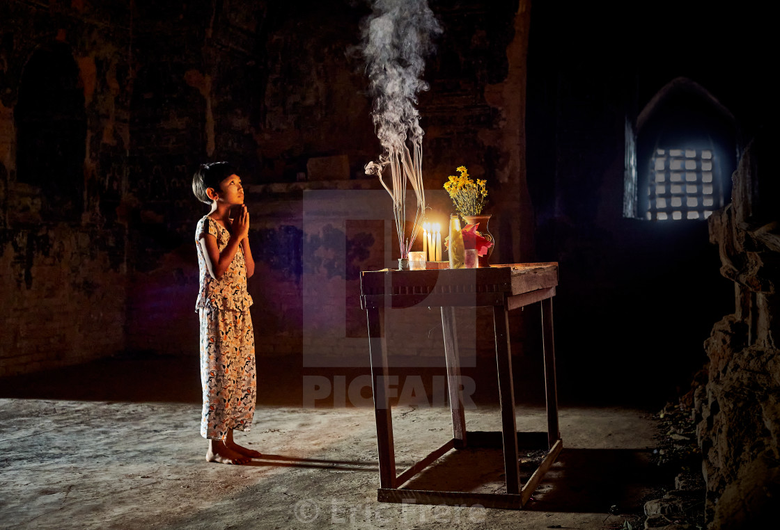 "A Prayer" stock image