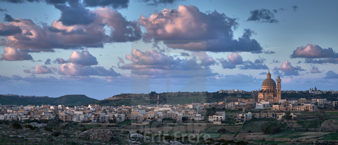"St. John Baptist Church, Xewkija, Gozo, Malta" by Eric Frere - $40.35 "St. John Baptist Church, Xewkija, Gozo, Malta" stock image