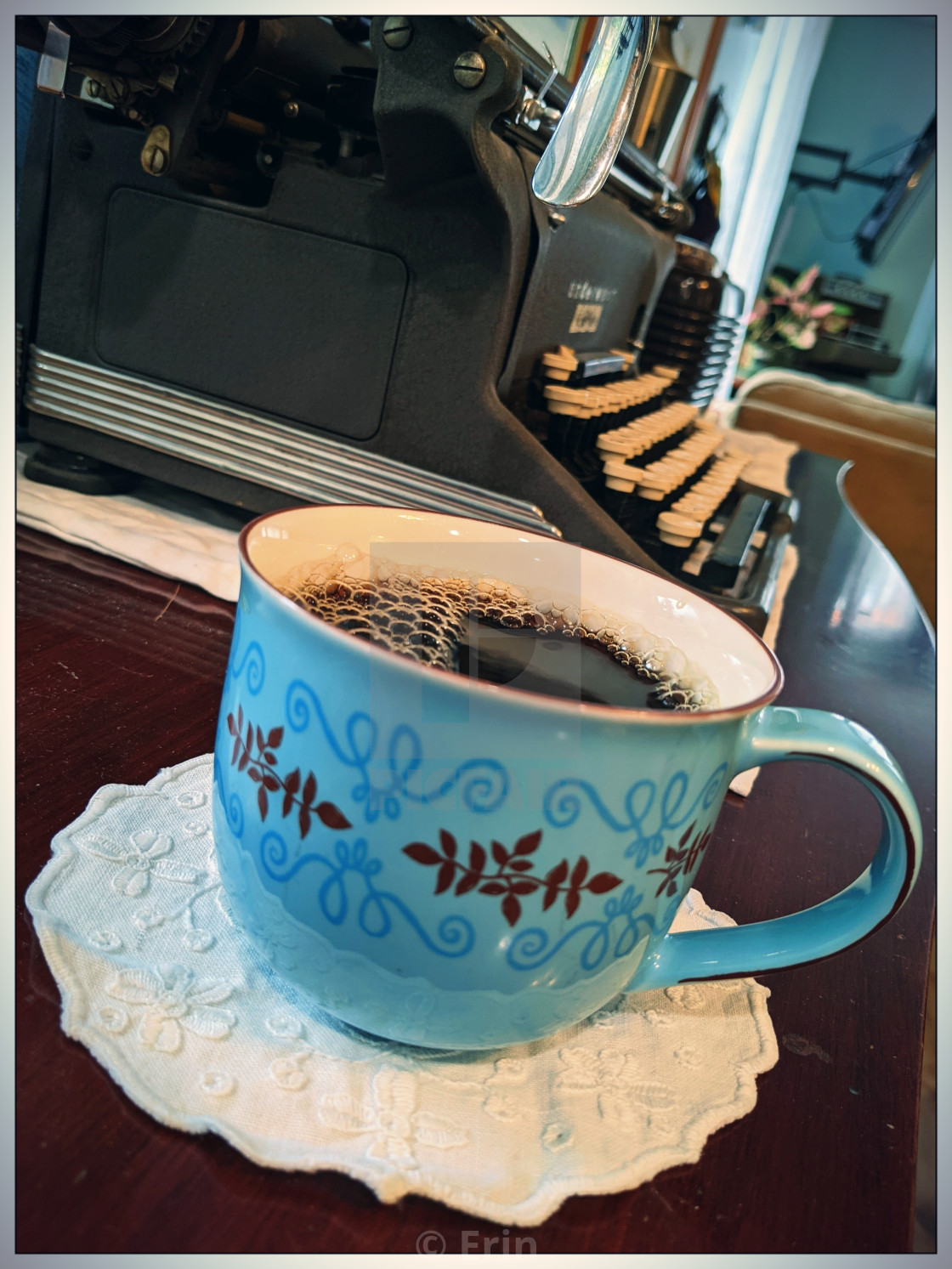 "Coffee and the Underwood..." stock image