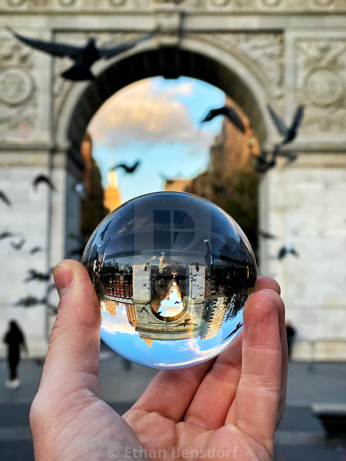 "Washington Square Park, New York" stock image