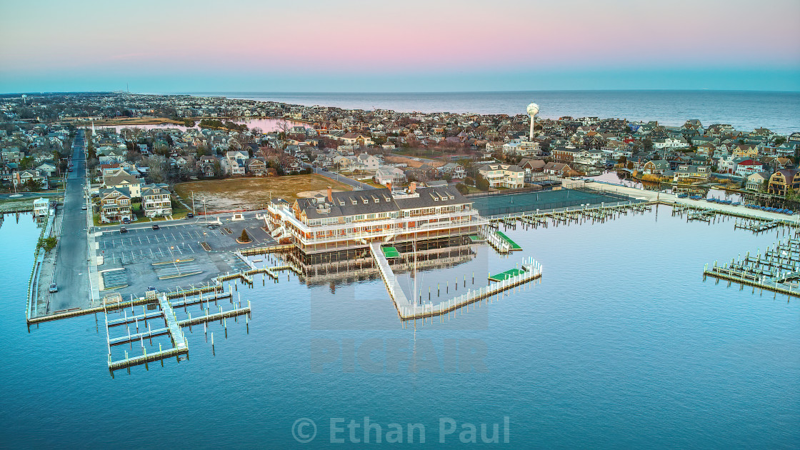 "Bay Head Yacht Club Off-season" stock image