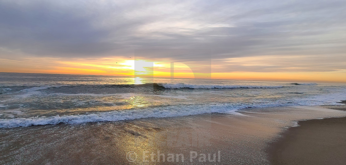 "Sunrise Splash" stock image