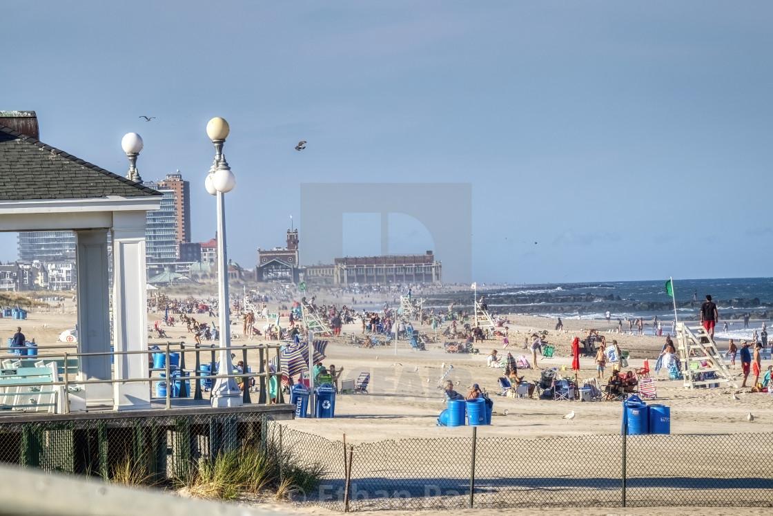 "Avon-By-the-Sea with Asbury Park" stock image