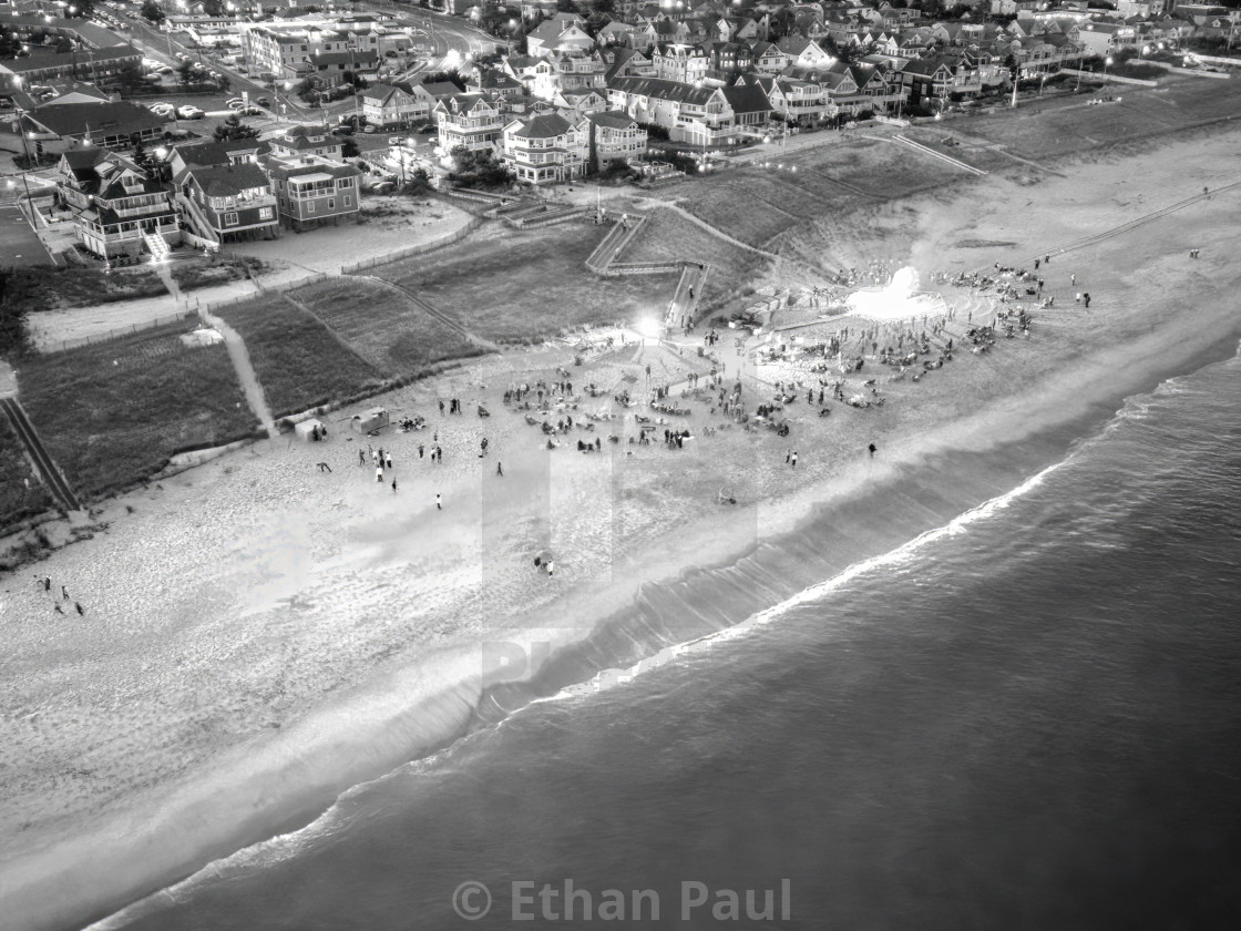 "Local Bonfire in Black and White 3" stock image