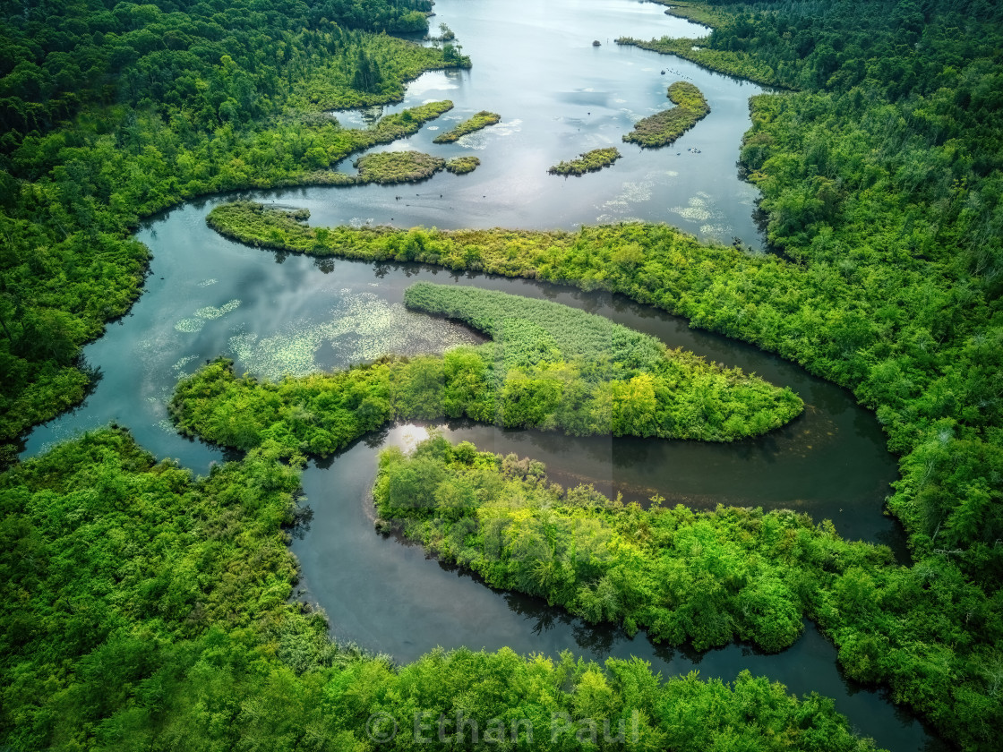 "Metedeconk River Upstream" stock image