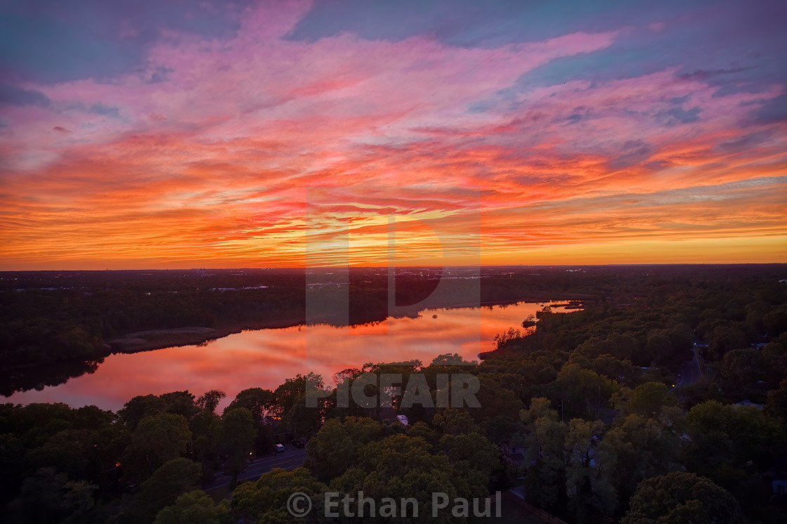 "Twilight Before the Storm" stock image