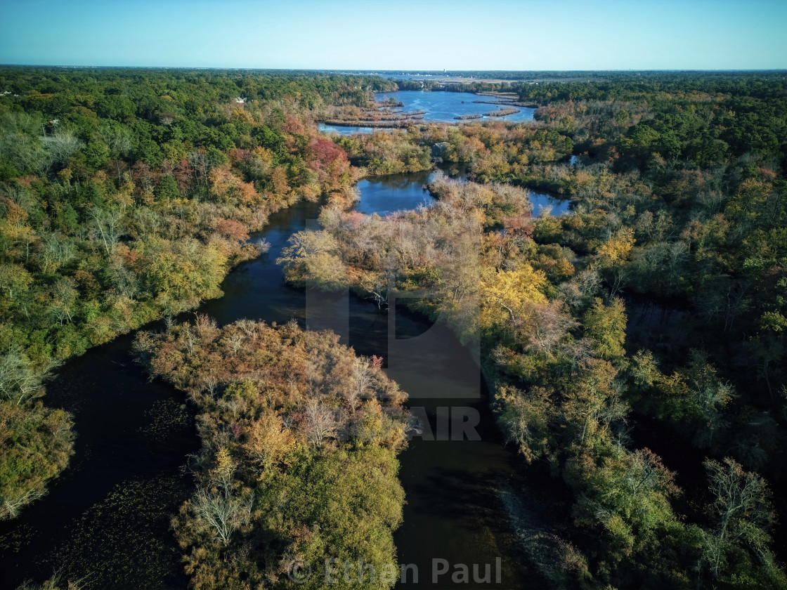 "Last Fall Up River" stock image