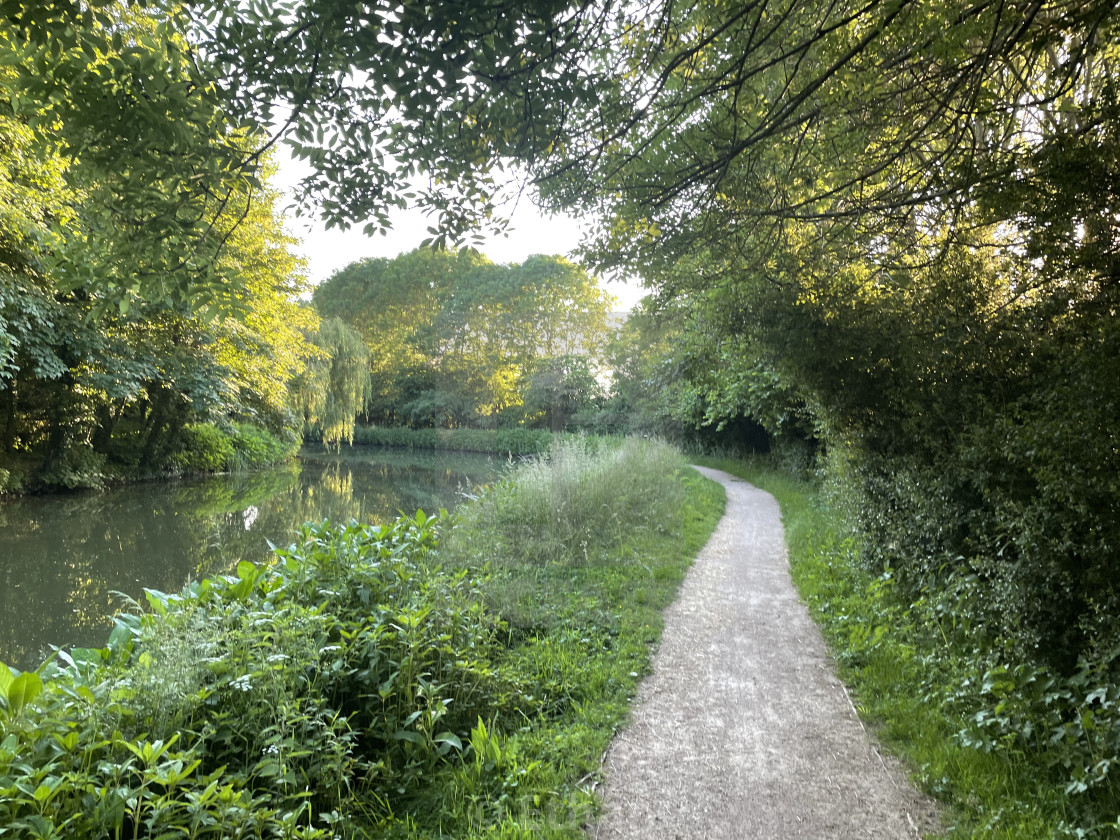 "River walk" stock image