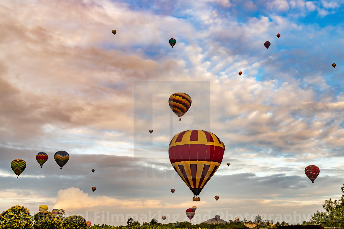 "Hot air ballons XIV" stock image