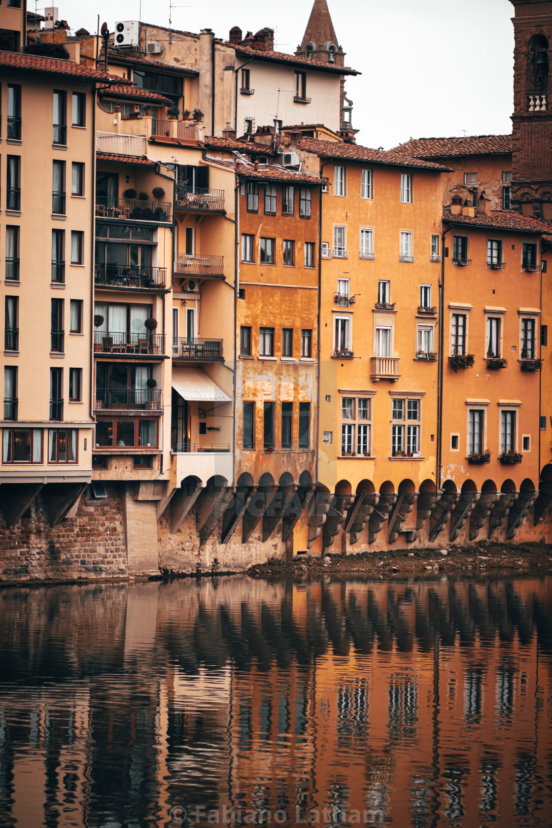 "Florence reflections" stock image