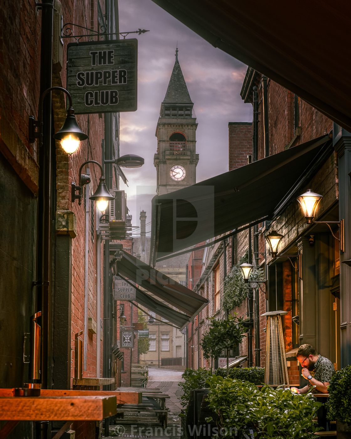 "Late Night Lunch" stock image