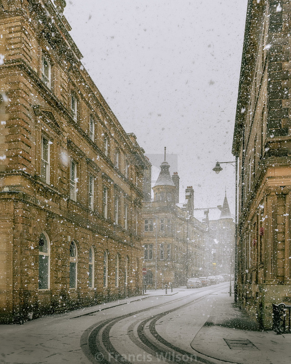 "A Storm on Station Street" stock image