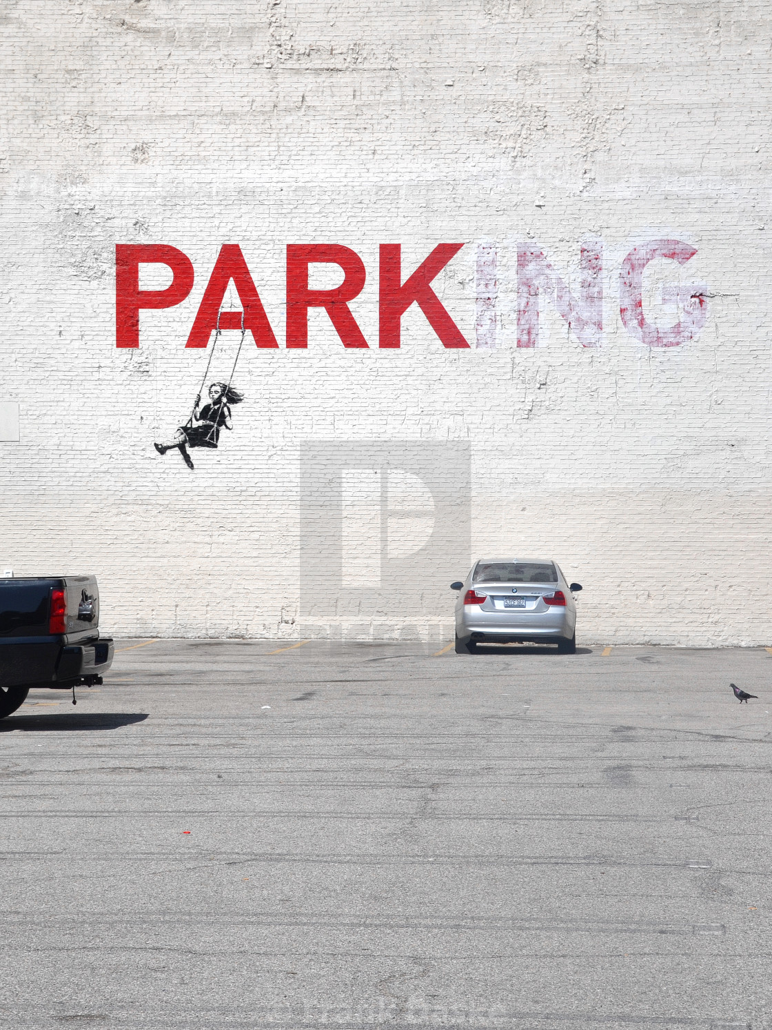 "PARKING - Banksy Street Art" by Frank Daske - $37.49 "PARKING - Banksy Street Art" stock image
