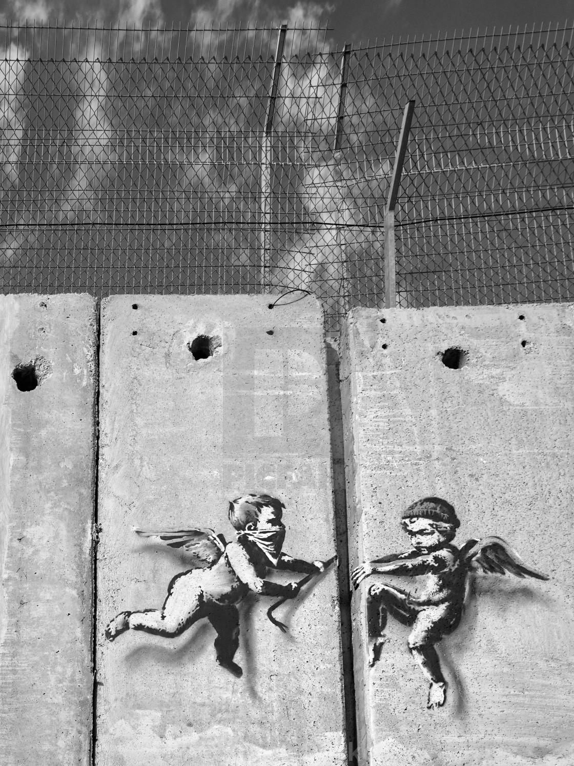 "Banksy ANGELS Street Art" by Frank Daske - $44.98 "Banksy ANGELS Street Art" stock image