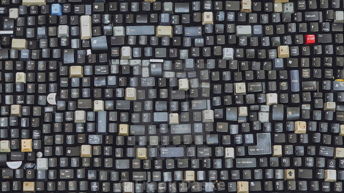 "Computer Keyboard" by Frank Daske - $22.49 "Computer Keyboard" stock image