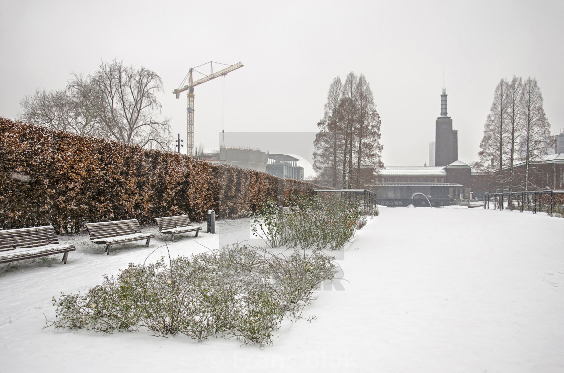 "Museumpark in winter" by Frans Blok - $15.41 "Museumpark in winter" stock image