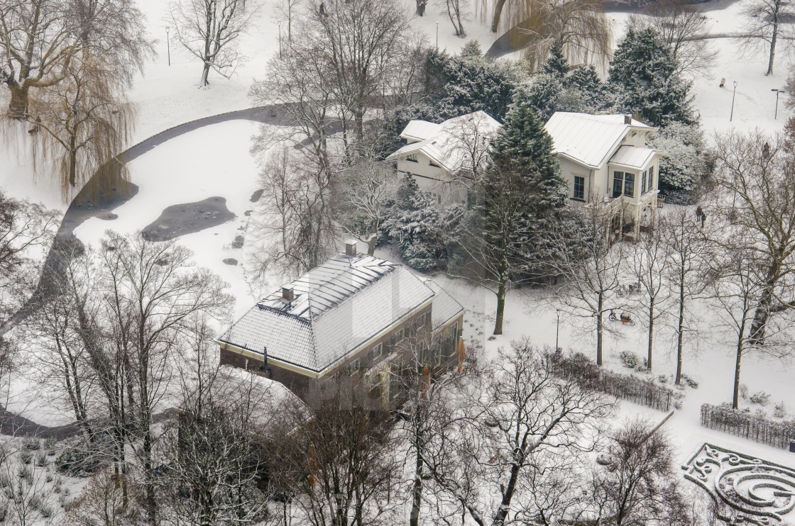 "The Park in winter" by Frans Blok - $15.41 "The Park in winter" stock image